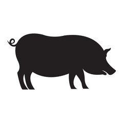 pig icon logo vector design template