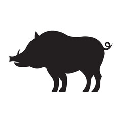 pig icon logo vector design template