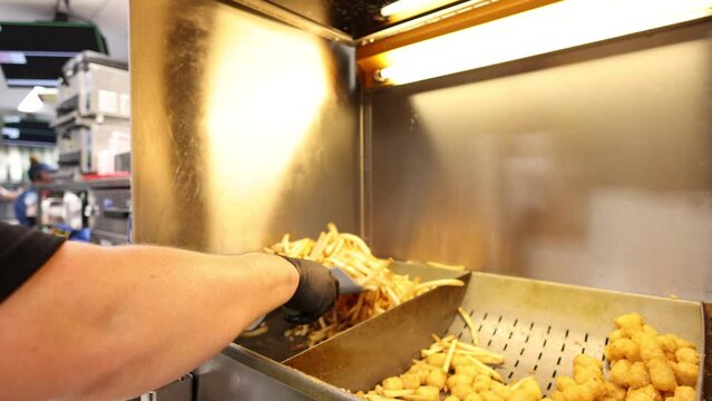 American Fast Food French Fries.