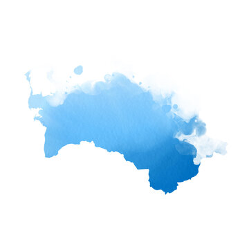recommend clip art: Country map watercolor sublimation background on white background. Turkmenistan