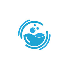 cleaning logo service laundry water business