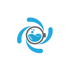 cleaning logo service laundry water business