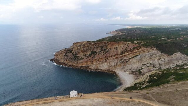 Summer Beach Landscape Sesimbra Portugal