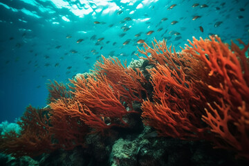 Fototapeta na wymiar Coral rojo