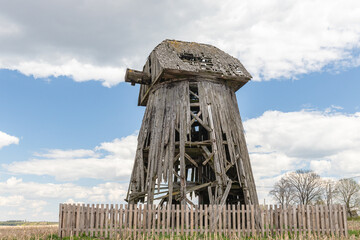 old windmill crumbling from time to time