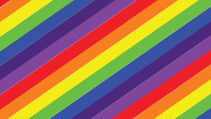 Art Rainbow Lines Colorful Background