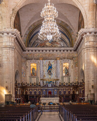 Fototapeta na wymiar interior of the church 