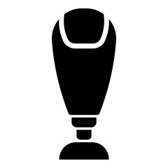 Car Gear Shift black icon. Suitable for website, content design, poster, banner, or video editing needs