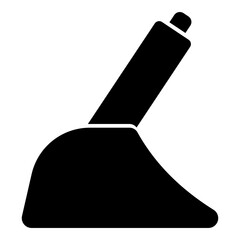 Car Hand Brake black icon. Suitable for website, content design, poster, banner, or video editing needs