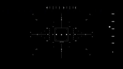 Satellite GPS motion aerial analysis element. User Interface. Aerospace in the United States Air Force. Aircraft Planes detected by satellite camera. Ui and Ai interface, modern military technology. - Powered by Adobe