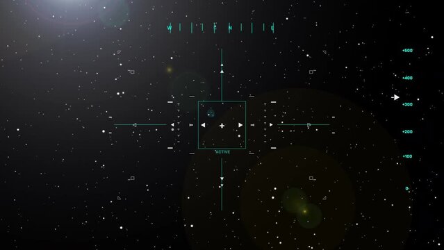 Satellite GPS motion aerial analysis element. User Interface. Aerospace in the United States Air Force. Aircraft Planes detected by satellite camera. Ui and Ai interface, modern military technology.