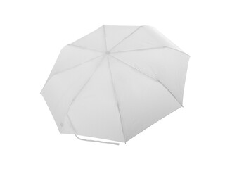 Mock-up of white umbrella isolated on transparent background