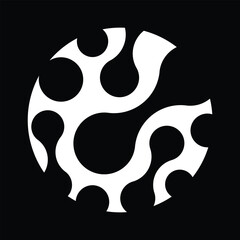 Abstract molecules medical background (Vector)