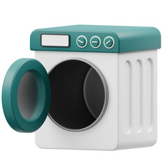 Drying Machine 3D Icon 