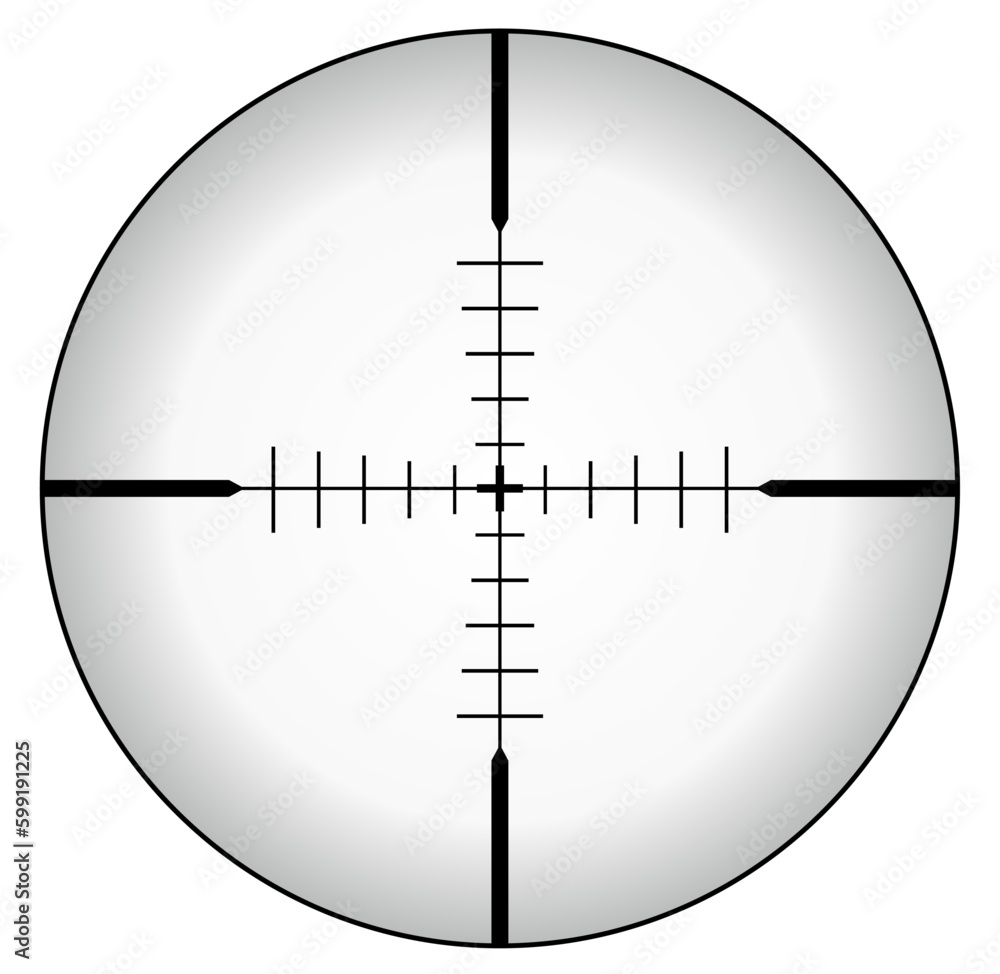 Poster grafik fadenkreuz zielferrohr sniper markierung