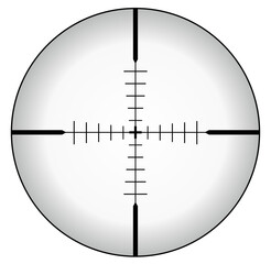 Grafik Fadenkreuz Zielferrohr Sniper Markierung
