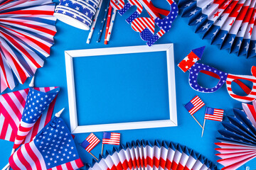 Obraz premium USA American Patriotic holidays background