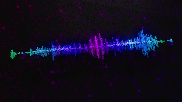 Audio Waveform EQ Tool Technology Concept Abstract