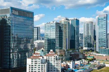 Foto op Plexiglas Apartment Landscape in Seoul, Korea © Near