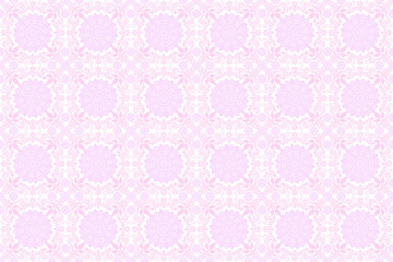 ダマスク柄 花柄 ピンク かわいい