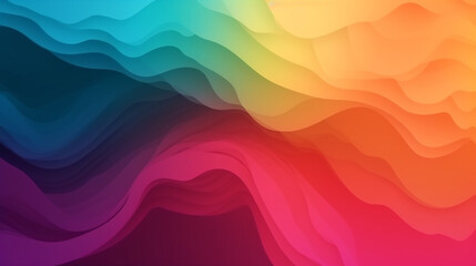 Fototapeta premium Abstract gradient mesh background, generative ai