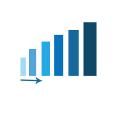  6 step partition Color gradient chart origami paper color info-graphic template for diagram presentation chart and business concept with 6 element options