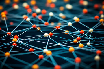 Teamwork, network and community concept. Generative ai edited