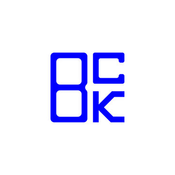 BCK letter logo abstract creative design. BCK unique design	
