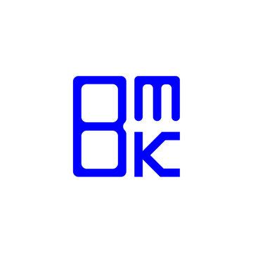 BMK letter logo abstract creative design. BMK unique design	