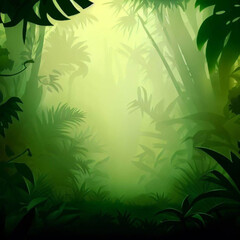 Fototapeta na wymiar Background selva, create in generative IA 