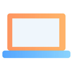 The Laptop icon is a symbol for portable computing devices, commonly used in computer or technology-related apps and websites