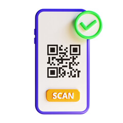 Scanning QR code, QR code verification, download page of the mobile apps, transaction with QR code...