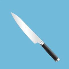 kitchen kinfe  vector illustration