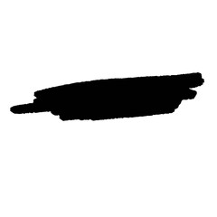 Watercolor Brush strokes. Vector paintbrush. Grunge Brush design black elements.