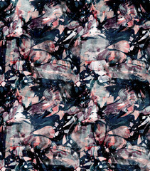 Seamless butterfly wings abstract pattern