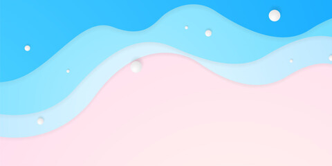 modern design summer banner background vector illustration