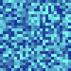 Pixel mosaic. Pixel decay illustration. Falling pixels. Abstract background.