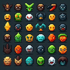 funny monster character avatar ai generated