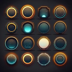 backg round frame game ai generated