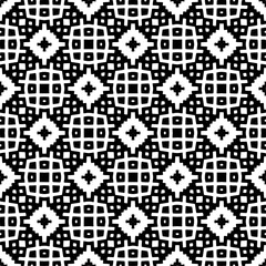 Seamless repeating pattern.  Black and white pattern for web page, textures, card, poster, fabric, textile.