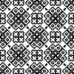 Seamless repeating pattern.  Black and white pattern for web page, textures, card, poster, fabric, textile.