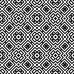 Seamless repeating pattern.  Black and white pattern for web page, textures, card, poster, fabric, textile.