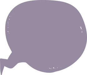 Speech bubble message design illustration