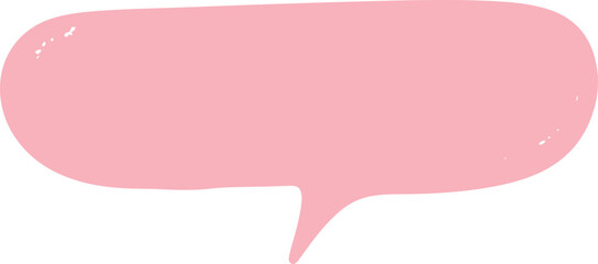 Speech bubble message design illustration