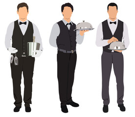 Set of waiters.