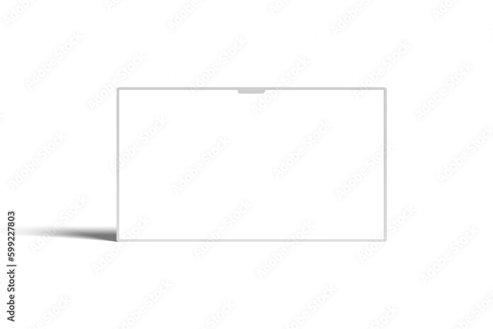 Wall mural screen ui website mockup for showcasing your ui design to clients