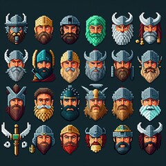 web viking ancient warrior ai generated
