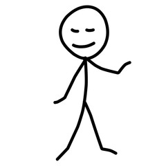 Happy Stick Figure