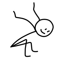 Happy Stick Figure