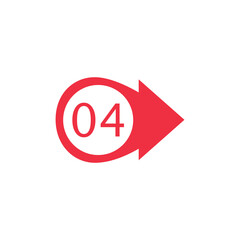 Number Bullet Point Colorful Markers 1 to 12 Vector illustration